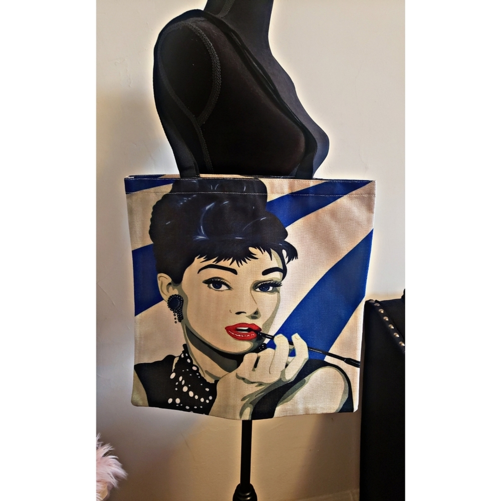 Audrey Hepburn Canvas tote bag